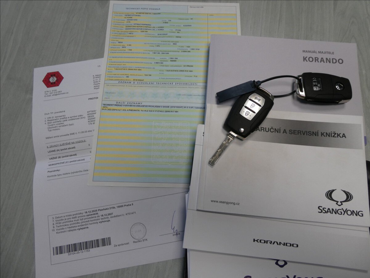 SsangYong Korando SUV / Terénní 1,5 l 120 kw