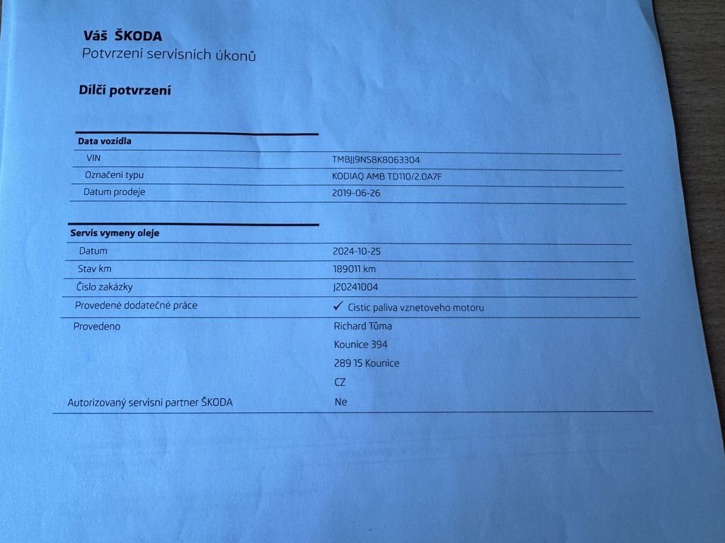 Škoda Kodiaq SUV / Terénní 2,0 l 110 kw