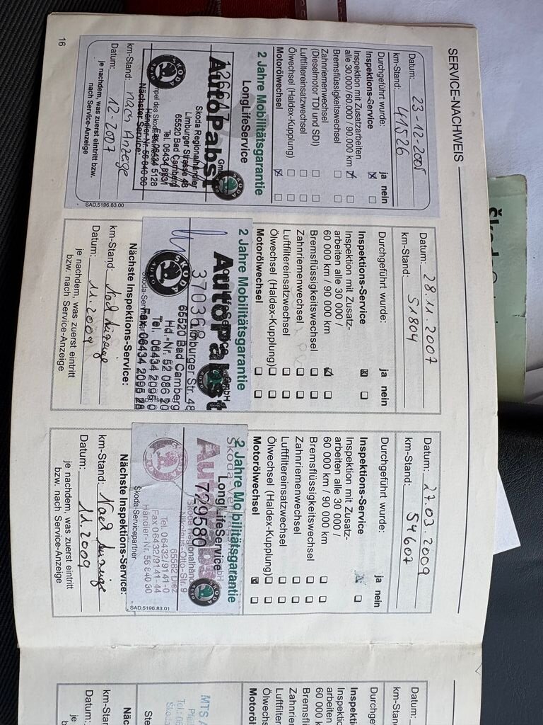 Škoda Octavia Liftback 2,0 l 85 kw