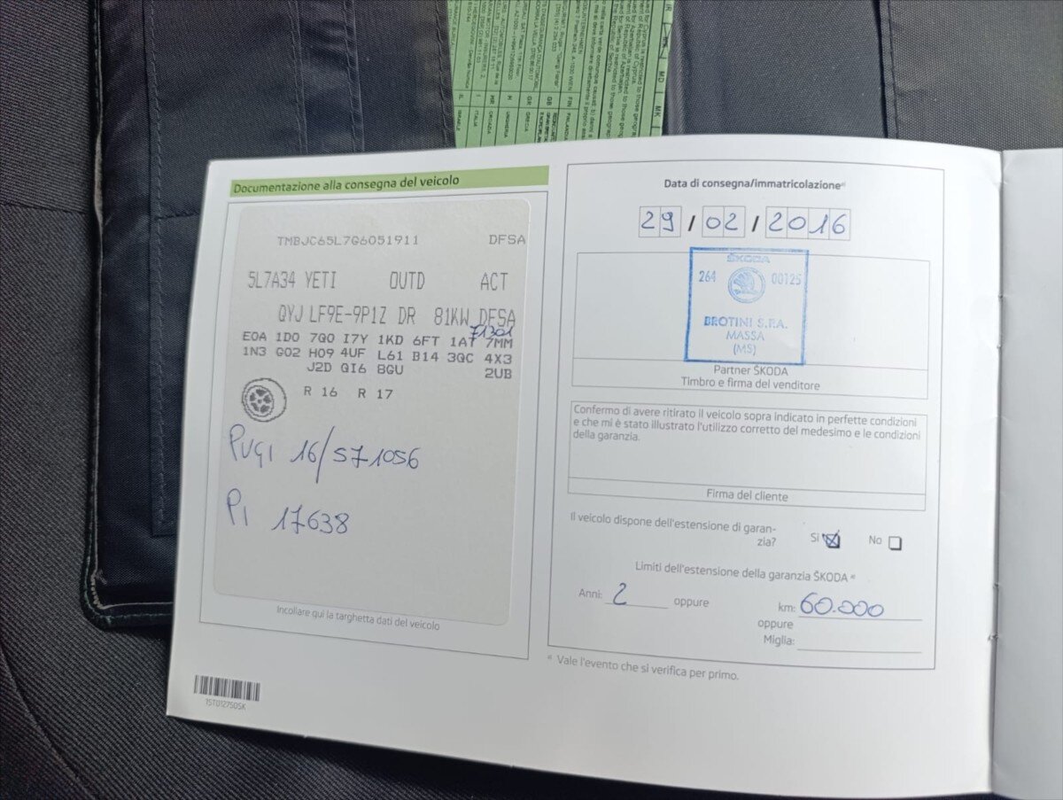 Škoda Yeti SUV / Terénní 2,0 l 81 kw