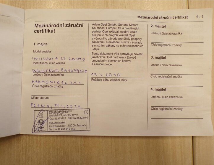 Opel Insignia Kombi 2,0 l 118 kw