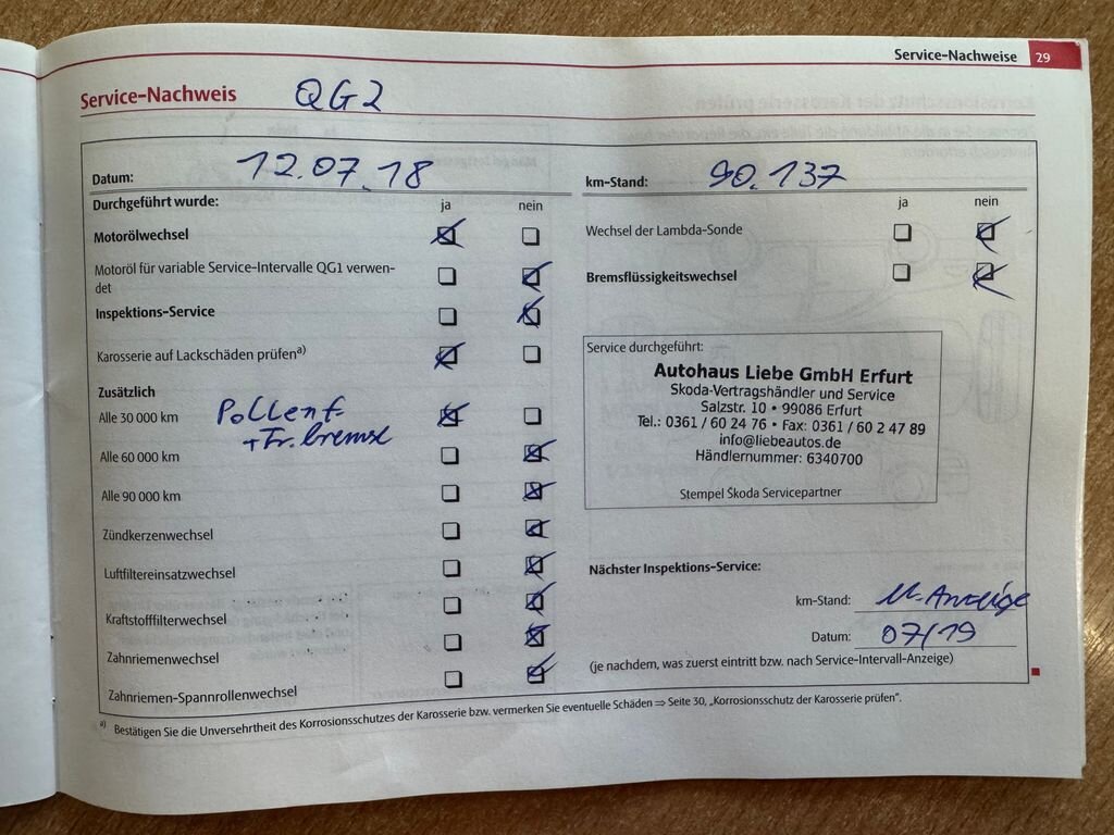 Škoda Fabia Kombi 1,2 l 51 kw