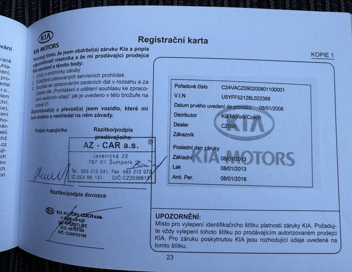 KIA Ceed Kombi 1,4 l 80 kw