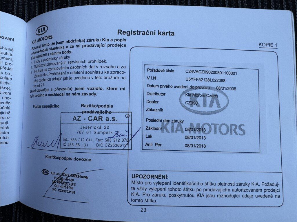 KIA Ceed Kombi 1,4 l 80 kw