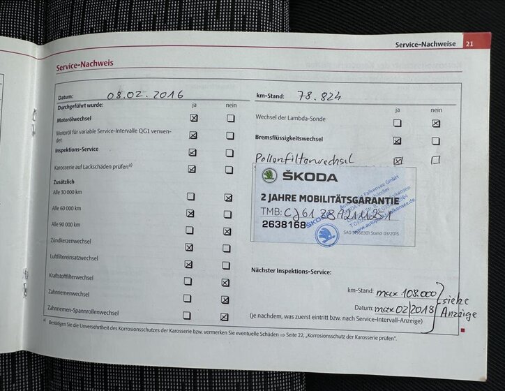 Škoda Octavia Liftback 1,4 l 90 kw