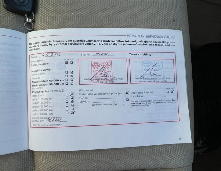 Audi A4 Sedan / Limuzína 1,8 l 110 kw