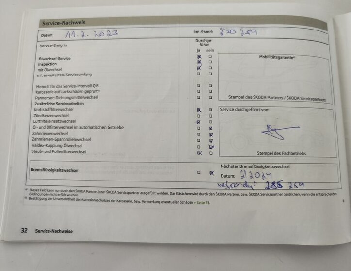 Škoda Superb Kombi 2,0 l 125 kw