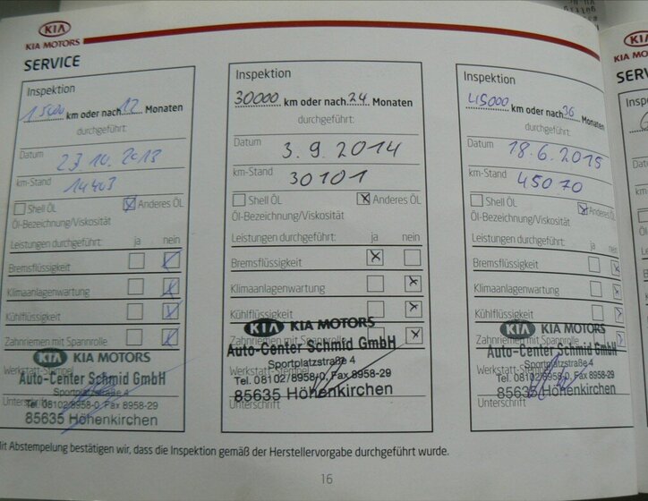 KIA Carens Hatchback 1,6 l 94 kw