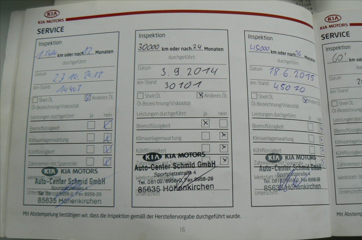 KIA Carens Hatchback 1,6 l 94 kw