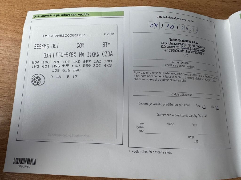 Škoda Octavia Kombi 1,4 l 110 kw