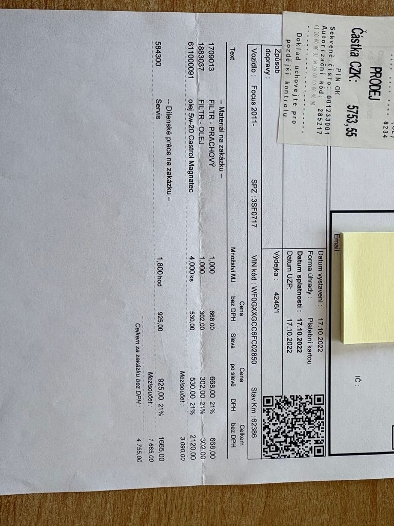 Ford Focus Kombi 1,6 l 77 kw