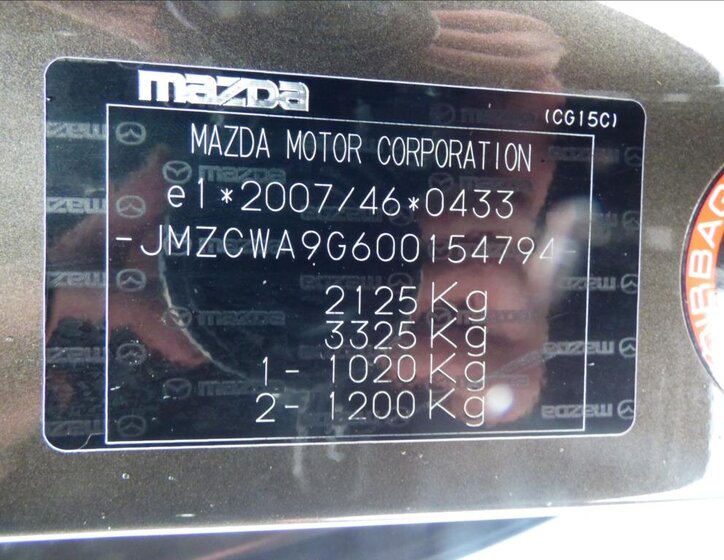 Mazda 5 MPV 2,0 l 110 kw