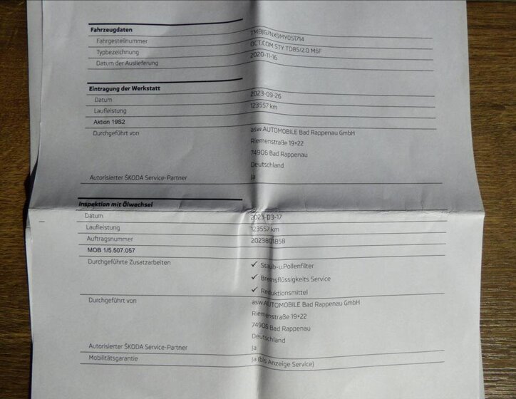 Škoda Octavia Kombi 2,0 l 85 kw