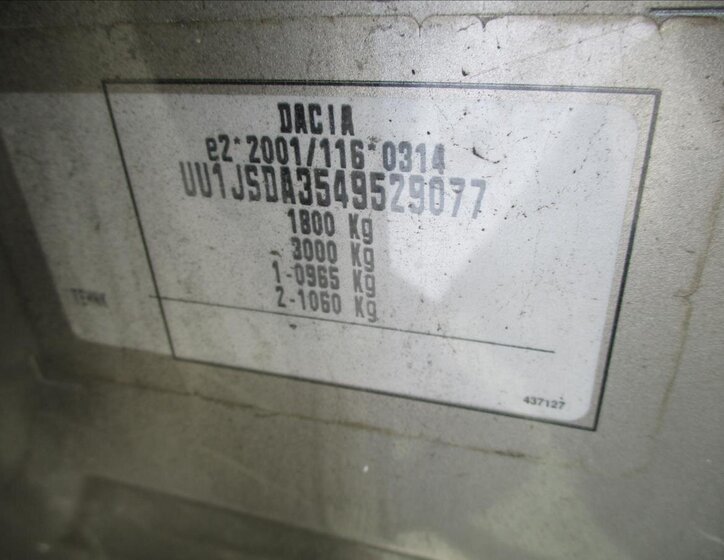 Dacia Lodgy Kombi 1,6 l 60 kw