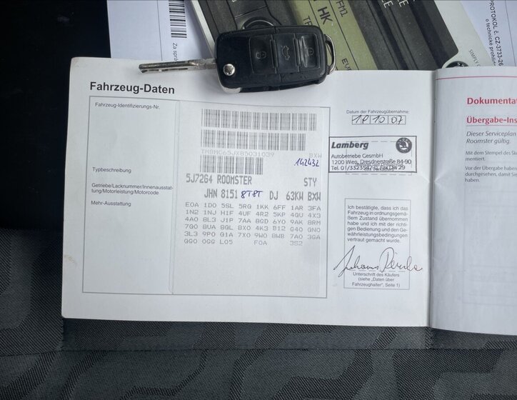 Škoda Roomster Kombi 1,4 l 63 kw