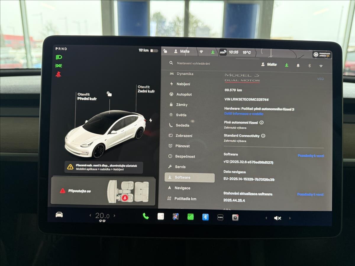 Tesla Model 3 Sedan / Limuzína 0,0 377 kw