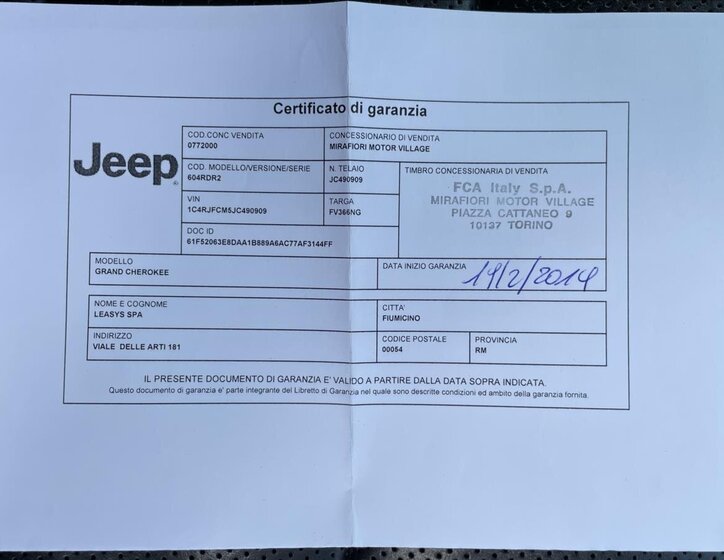 Jeep Grand Cherokee Ostatní 3,0 l 184 kw