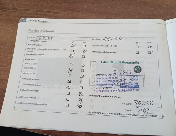 Škoda Fabia Kombi 1,4 l 55 kw