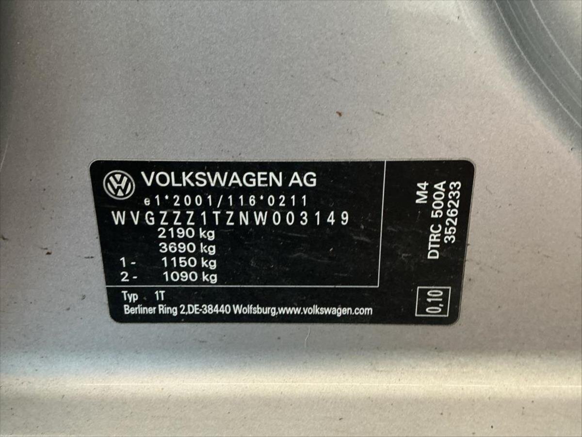 Volkswagen Touran MPV 2,0 l 90 kw