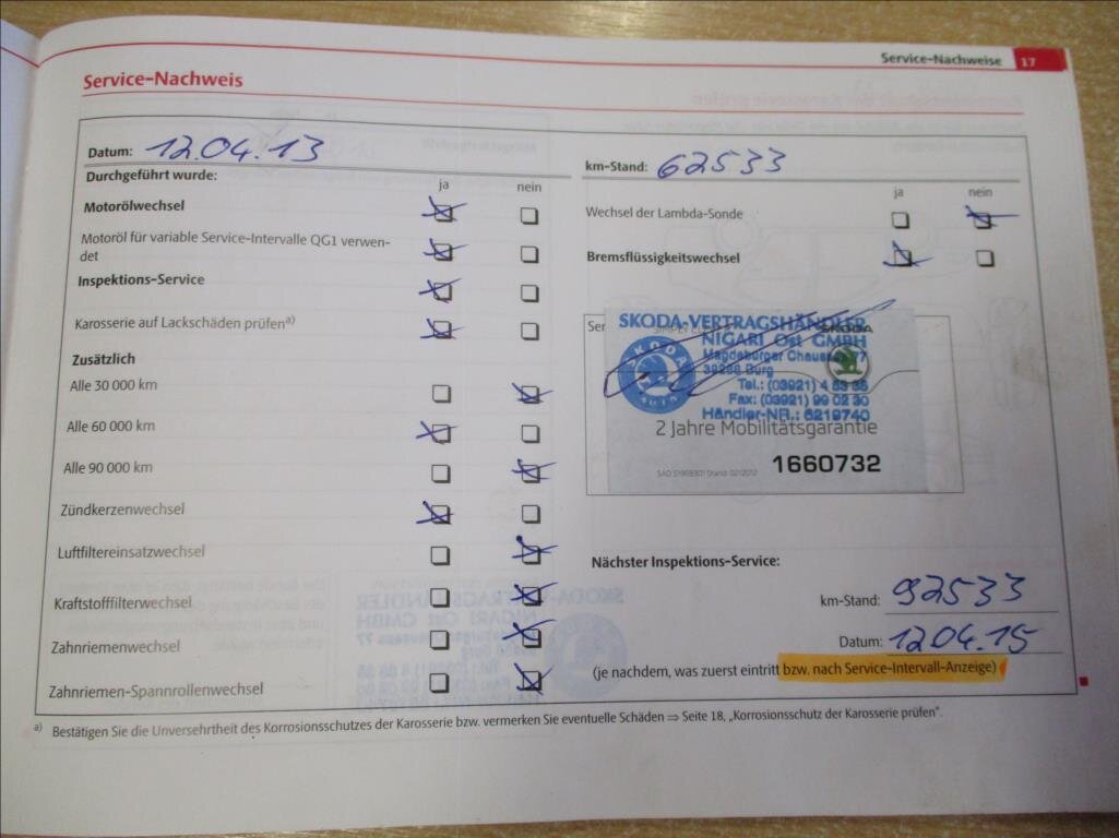 Škoda Octavia Sedan / Limuzína 1,4 l 90 kw