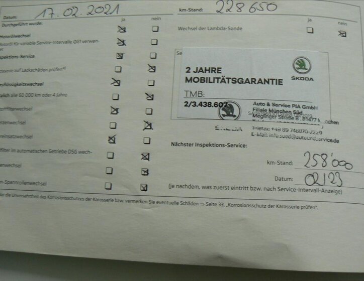 Škoda Octavia Kombi 1,6 l 77 kw