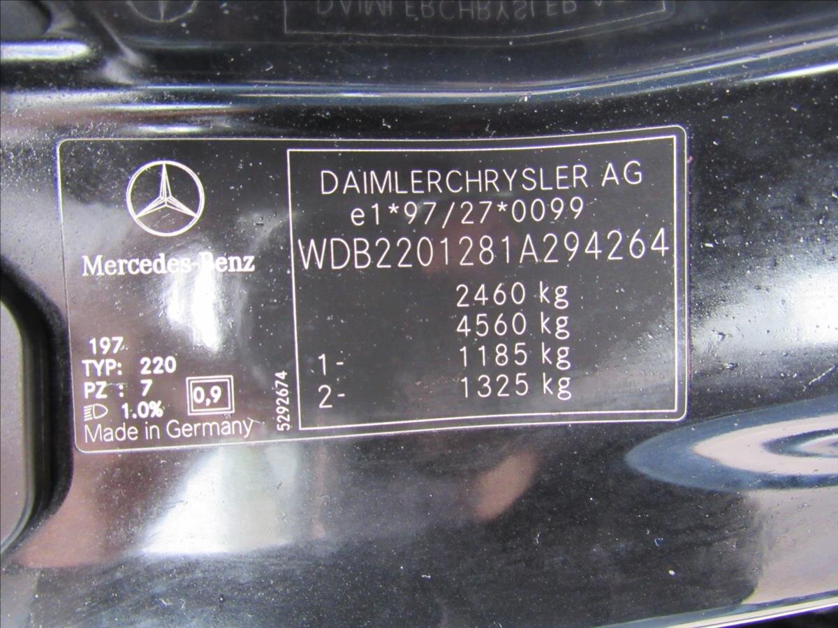 Mercedes-Benz Třídy S Sedan / Limuzína 4,0 l 184 kw