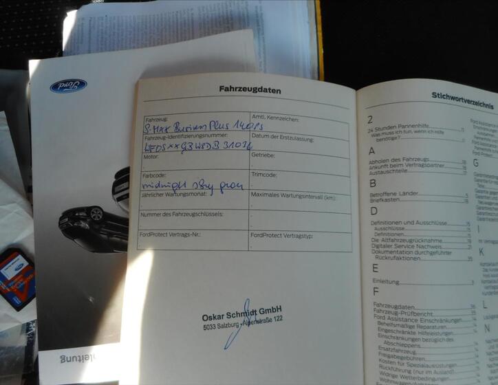 Ford S-MAX MPV 2,0 l 103 kw