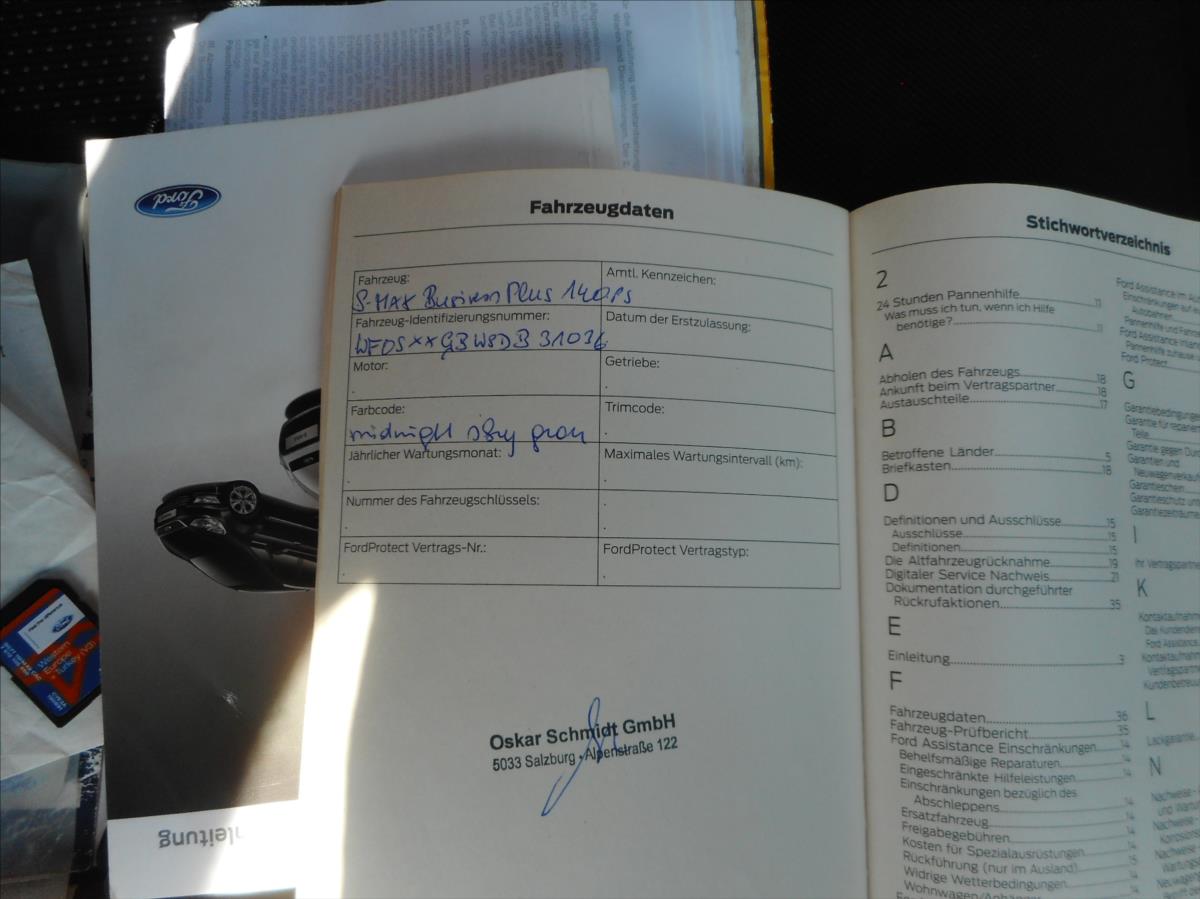 Ford S-MAX MPV 2,0 l 103 kw