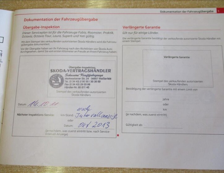 Škoda Fabia Kombi 1,2 l 63 kw