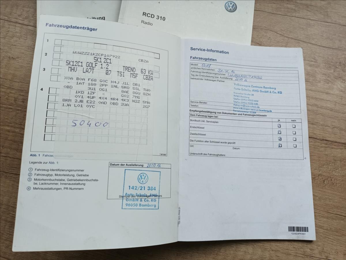 Volkswagen Golf Hatchback 1,2 l 63 kw