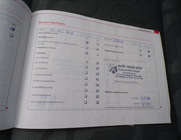 Škoda Fabia Hatchback 1,2 l 51 kw