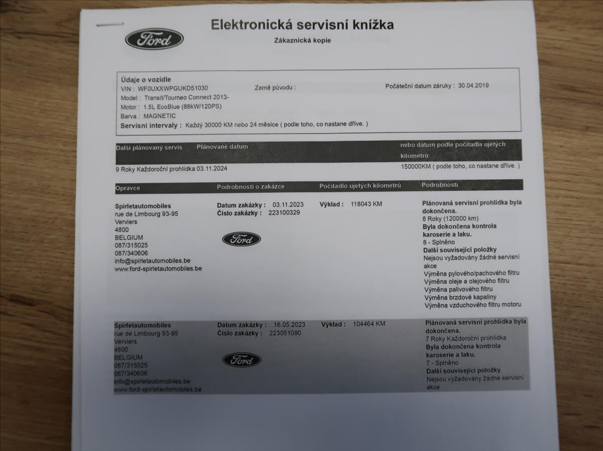 Ford Tourneo Connect MPV 1,5 l 88 kw