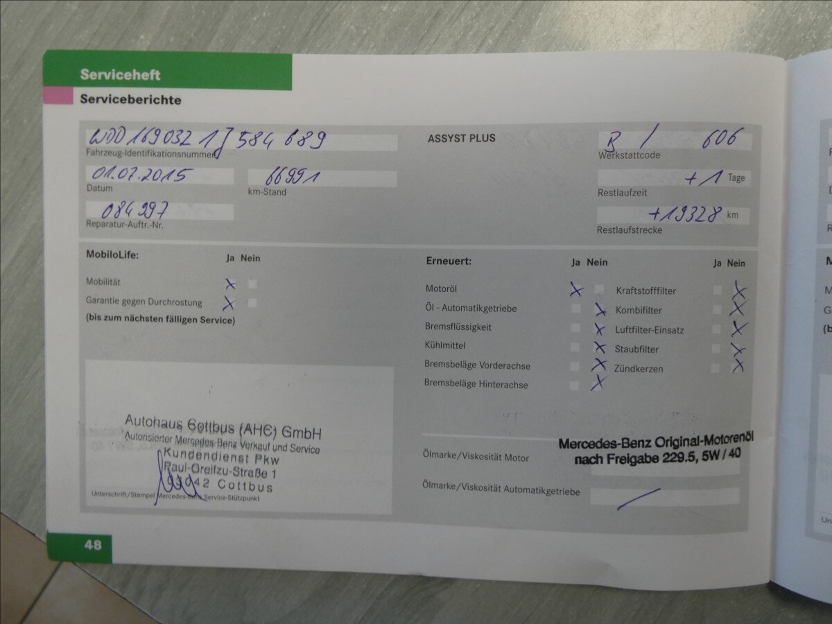 Mercedes-Benz Třídy A Hatchback 1,7 l 85 kw