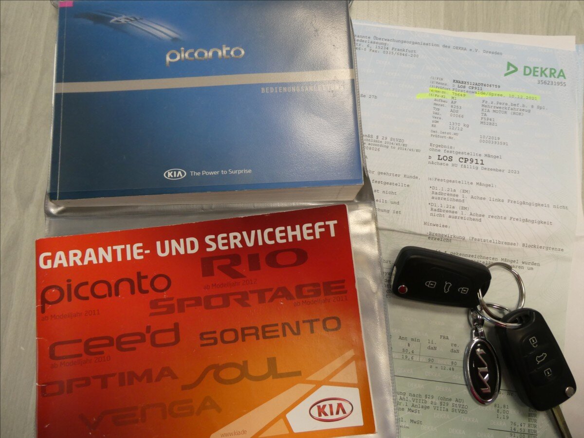 KIA Picanto Hatchback 1,2 l 63 kw