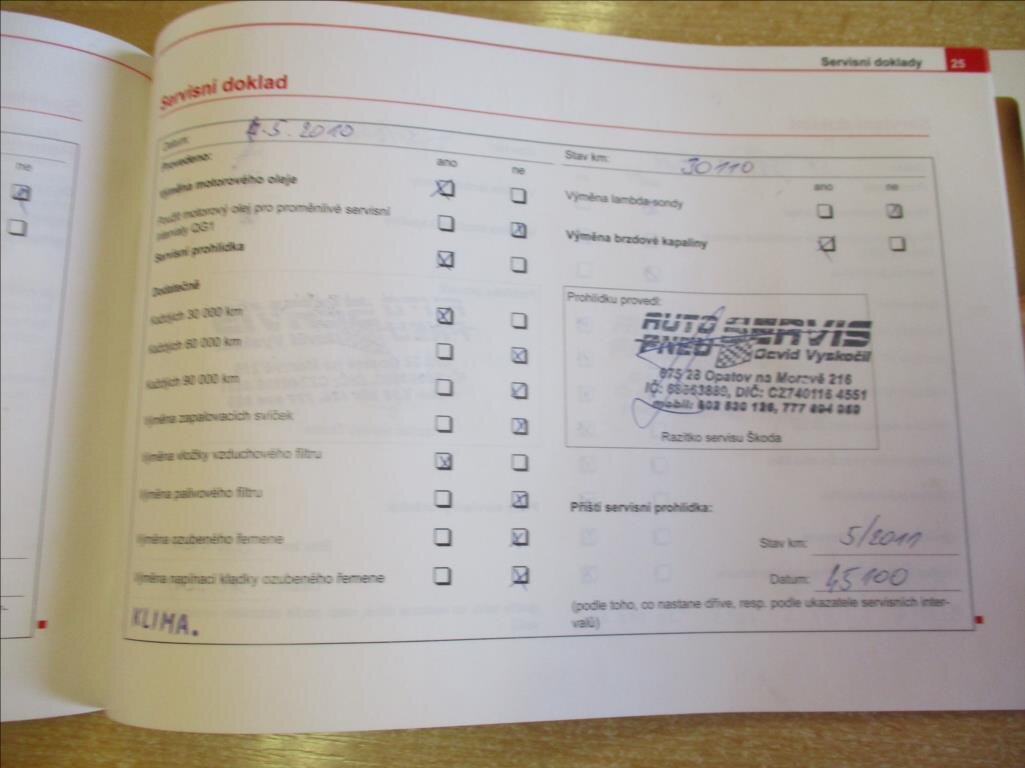 Škoda Octavia Kombi 1,6 l 75 kw