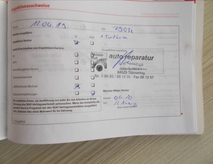 Seat Leon Hatchback 1,4 l 92 kw