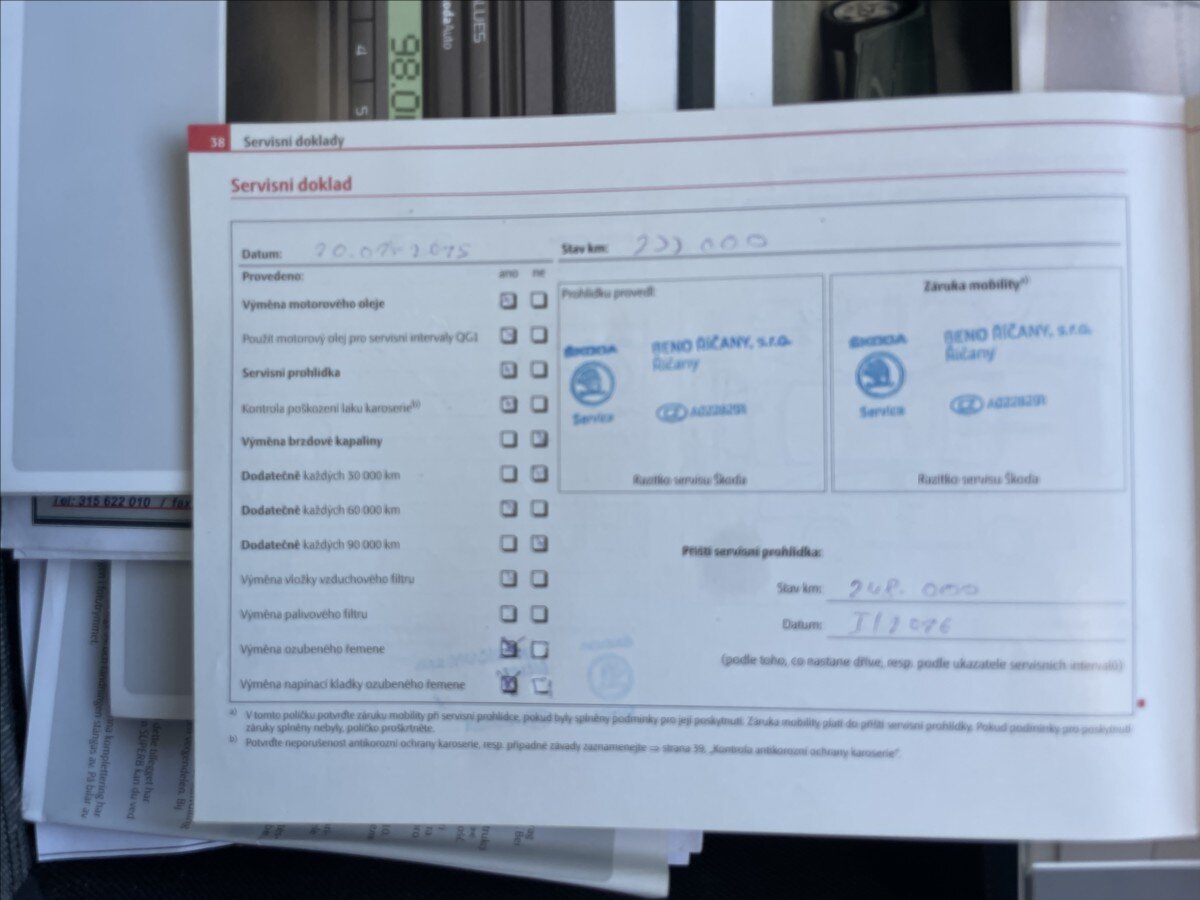 Škoda Octavia Sedan / Limuzína 1,9 l 77 kw