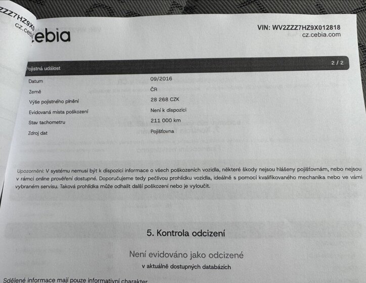 Volkswagen Transporter Kombi 1,9 l 90 kw