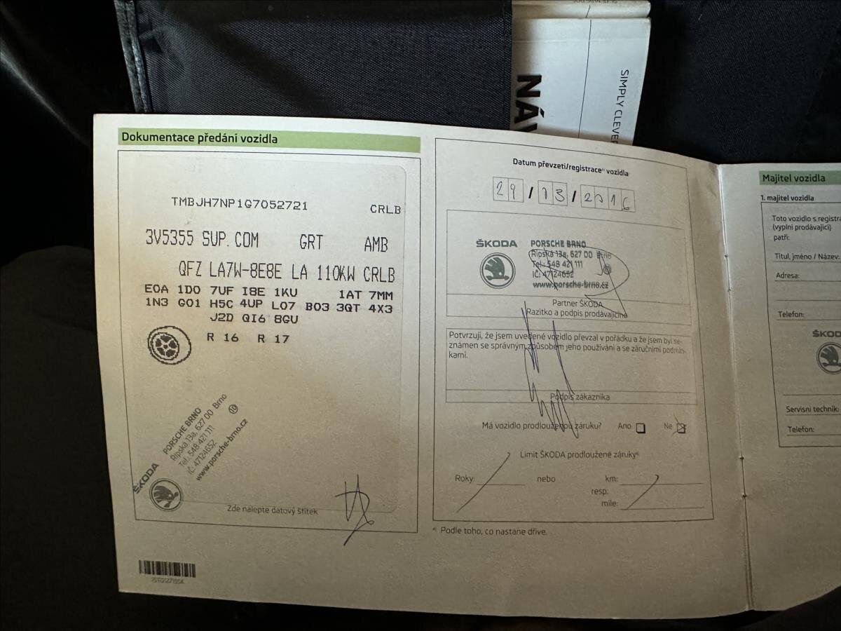 Škoda Superb Kombi 2,0 l 110 kw