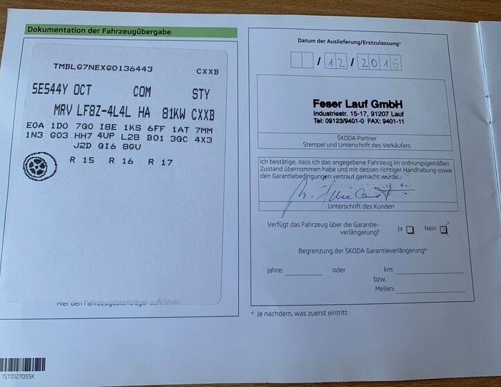 Škoda Octavia Kombi 1,6 l 81 kw