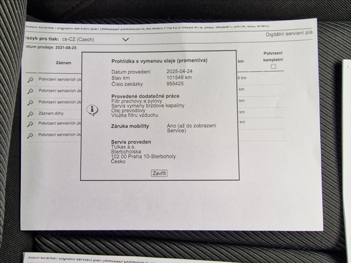 Audi A6 Kombi 2,0 l 220 kw