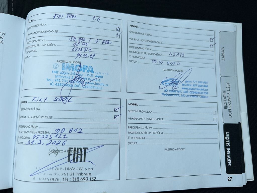 Fiat 500L Hatchback 1,4 l 70 kw