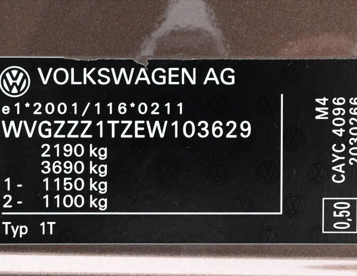 Volkswagen Touran MPV 1,6 l 77 kw