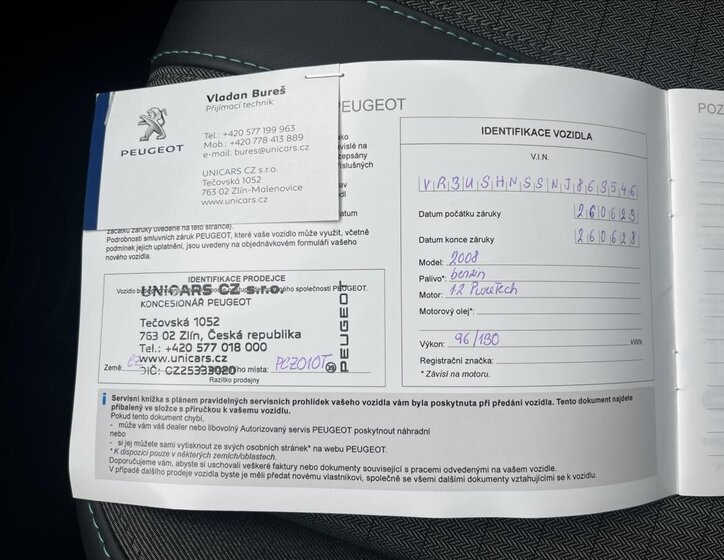 Peugeot 2008 SUV / Terénní 1,2 l 96 kw