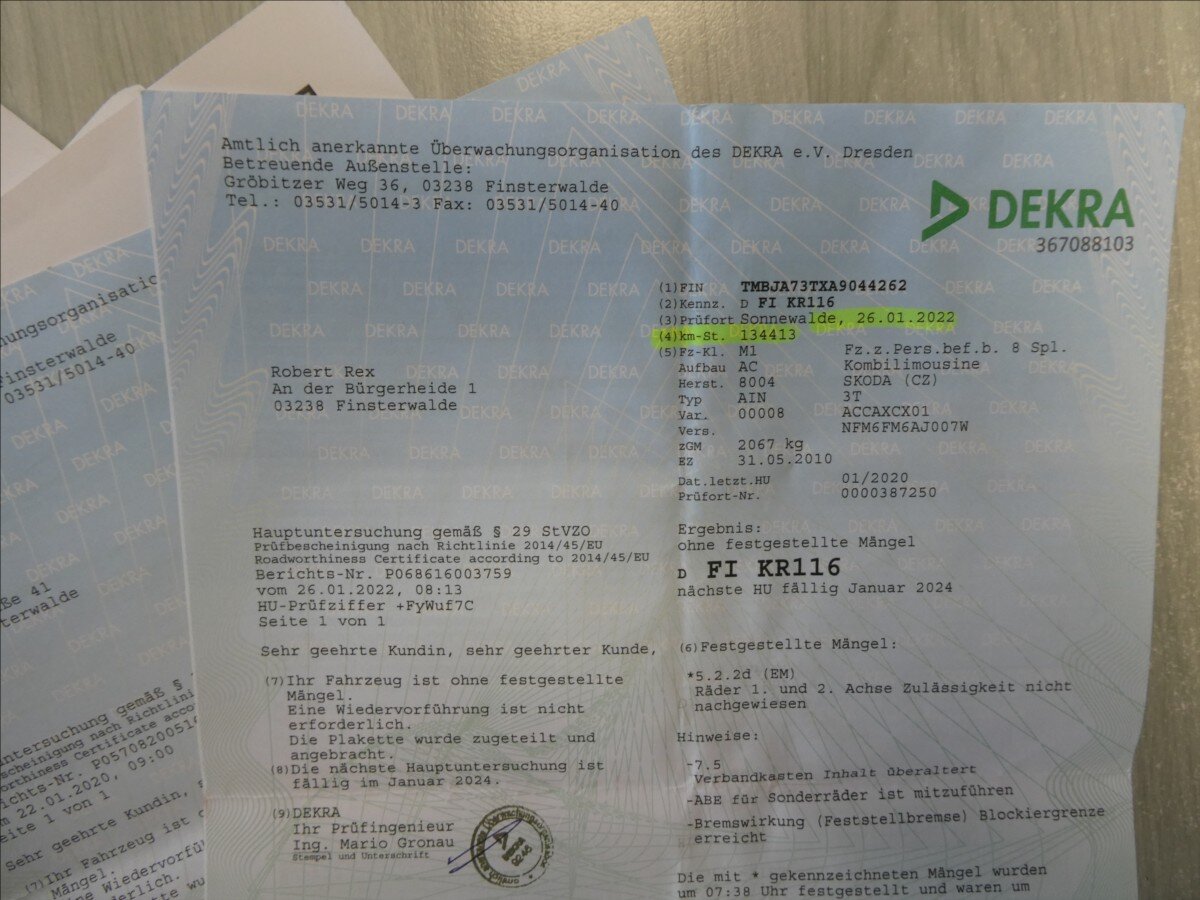 Škoda Superb Kombi 1,4 l 92 kw