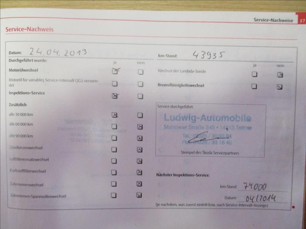 Škoda Fabia Kombi 1,2 l 51 kw