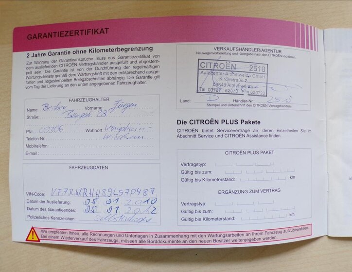 Citroën C5 Kombi 2,0 l 120 kw