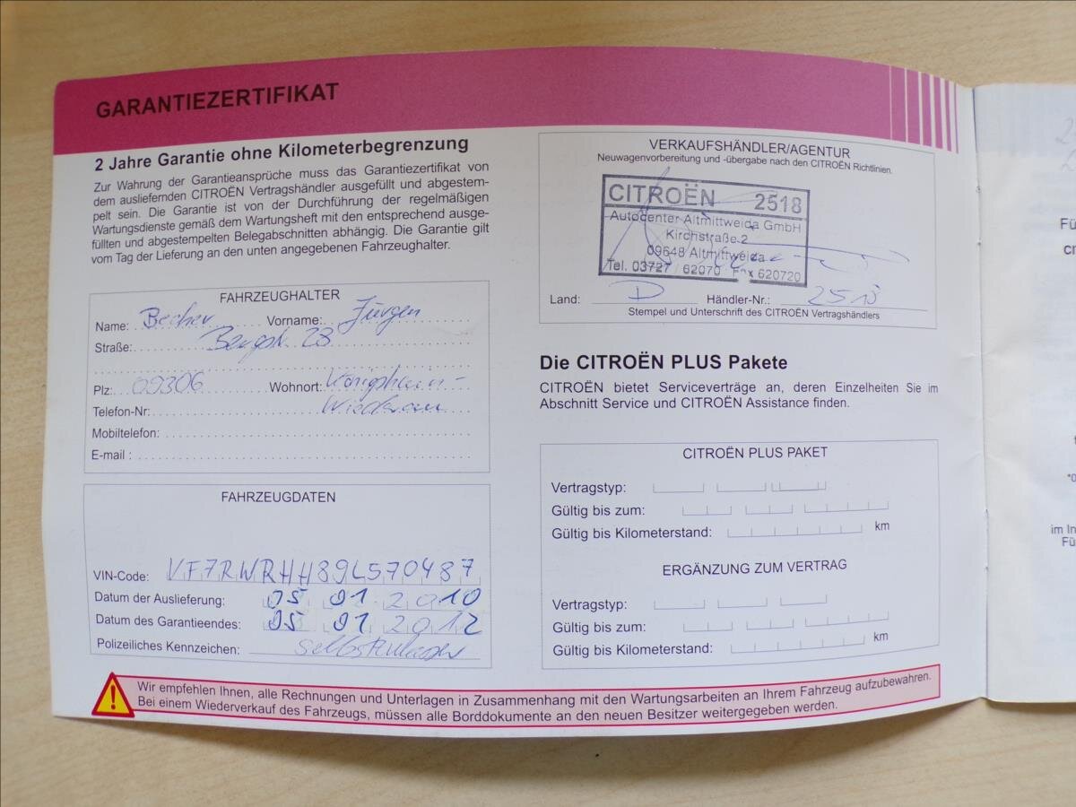 Citroën C5 Kombi 2,0 l 120 kw