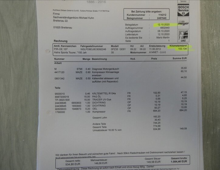 Opel Astra Kombi 1,4 l 88 kw