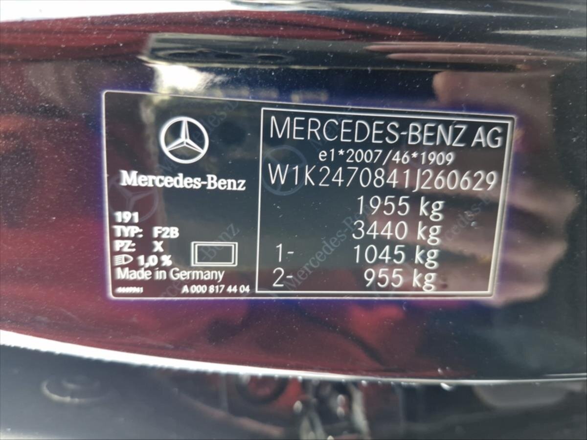 Mercedes-Benz Třídy B Hatchback 1,3 l 100 kw